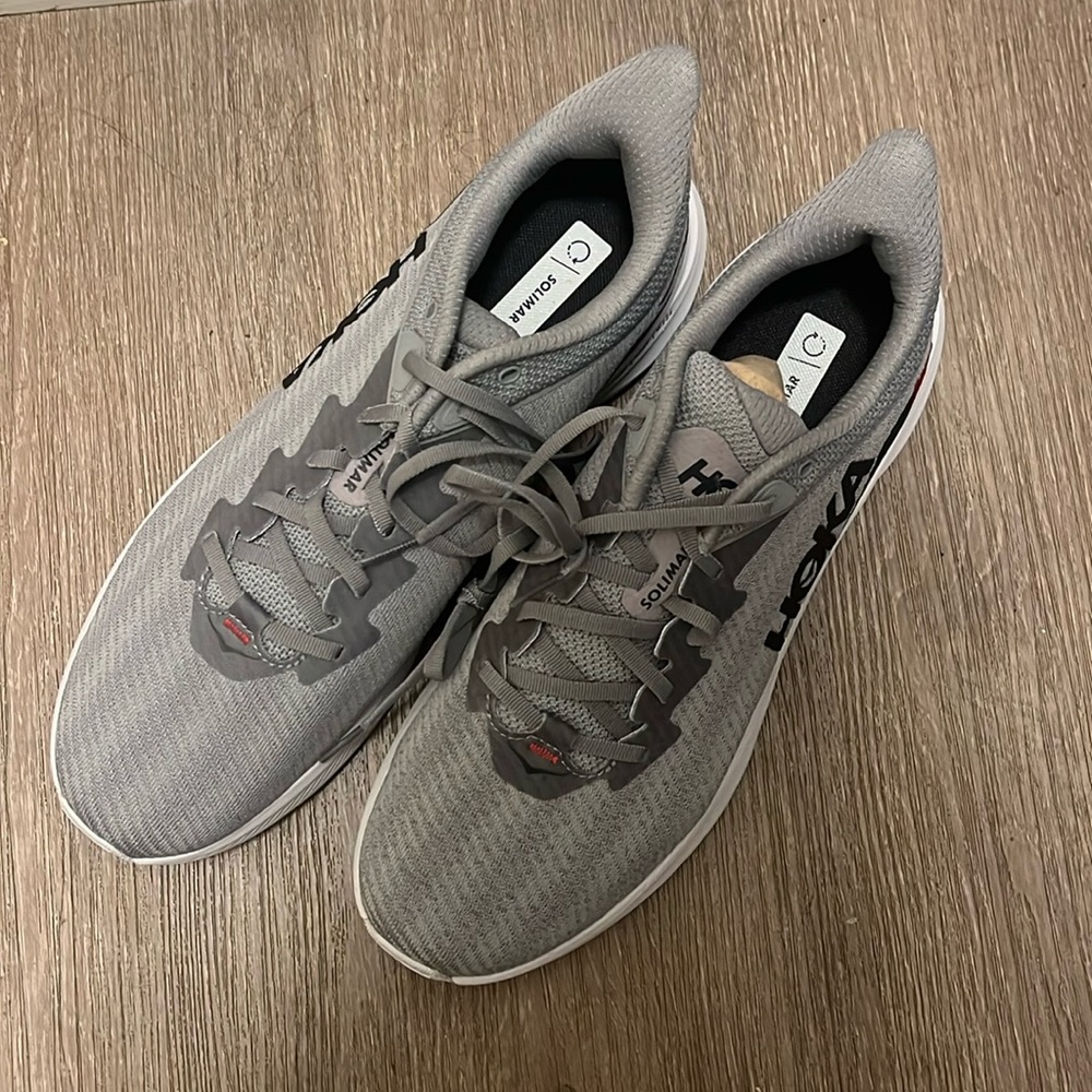 Hoka men’s solimar size 12D. No box. Tried on. Can be considered brand new